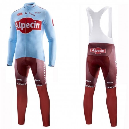 Tenue Maillot M/L + Collant à Bretelles 2019 Team Katusha Alpecin N001